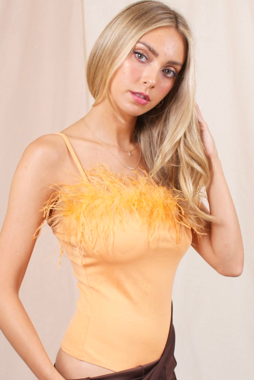 Feather Bodysuit