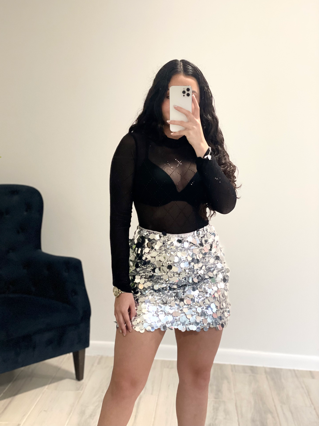 Shine Bright Sequin Skirt