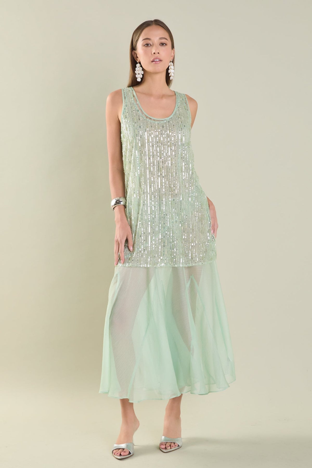 Sequin Maxi Dress