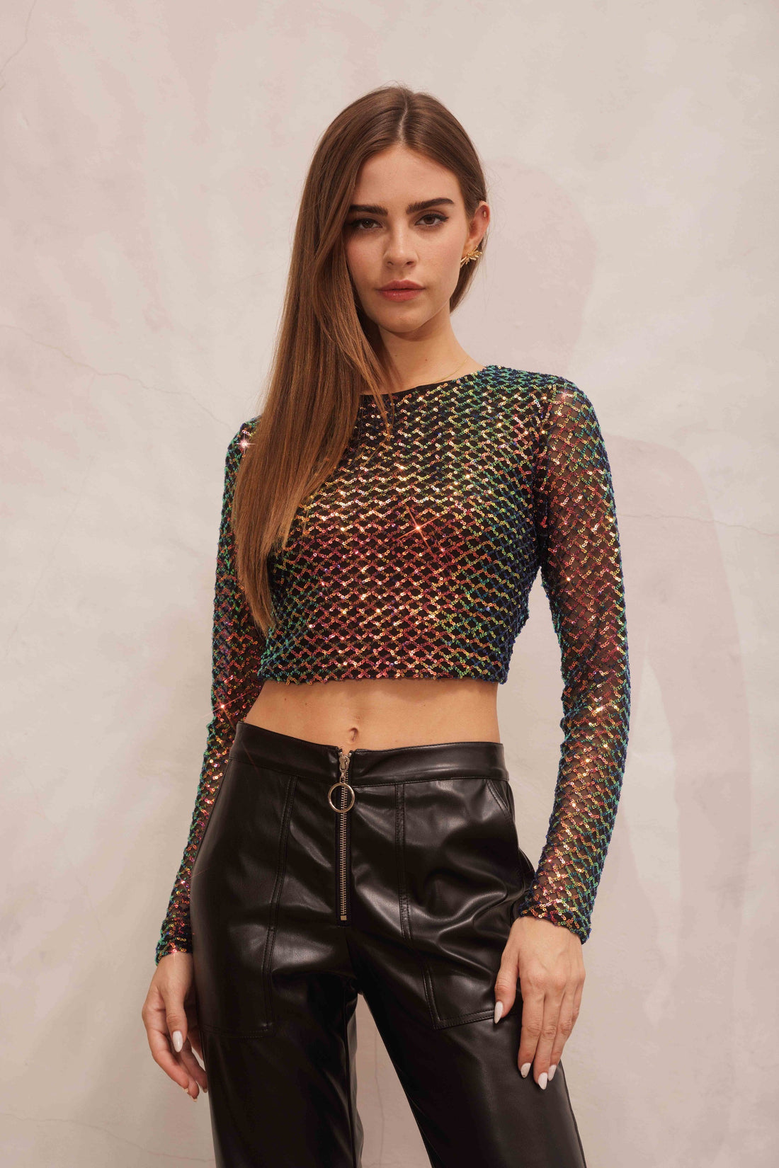 Thankful Sequin Top