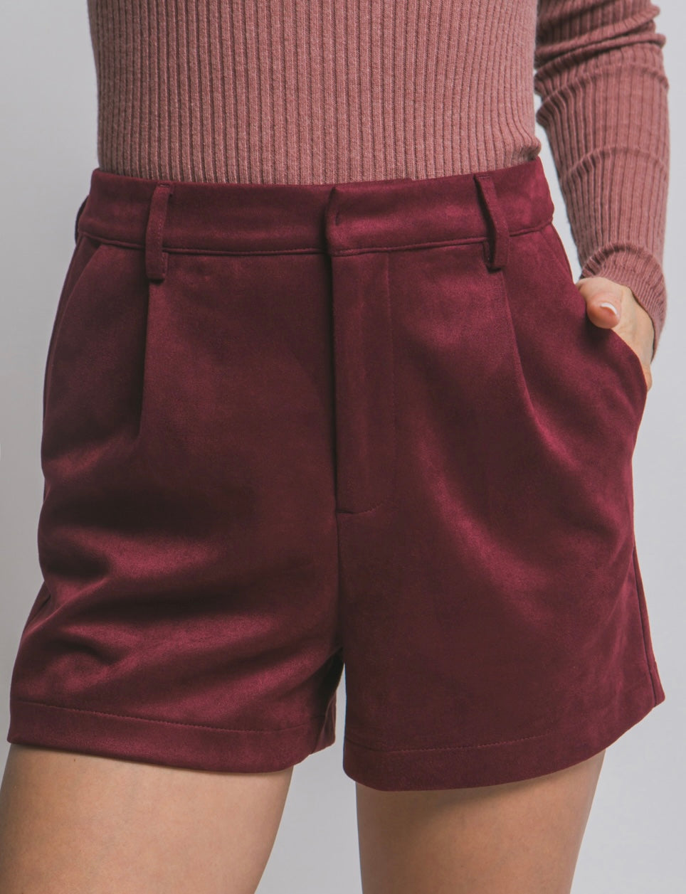 Classic Suede Shorts