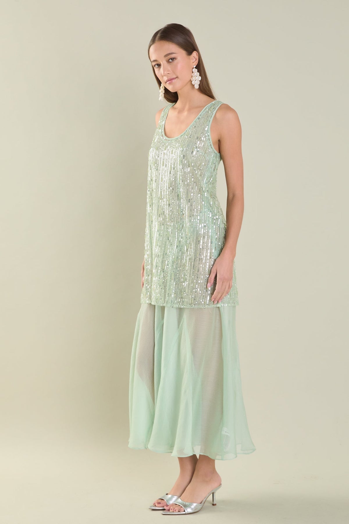 Sequin Maxi Dress
