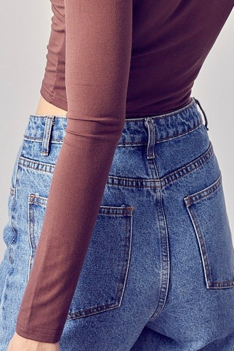 Cutout Denim Pant