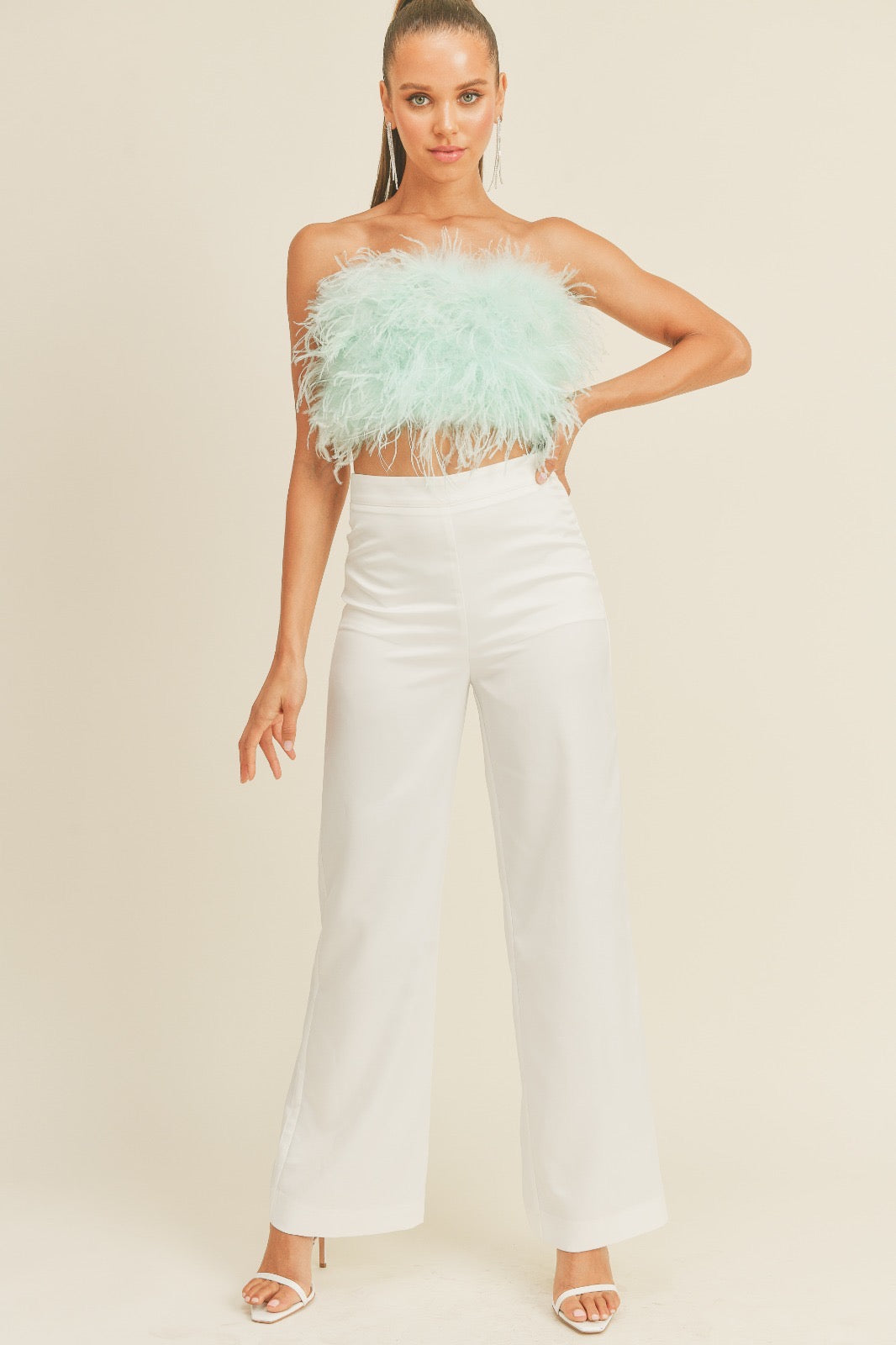 Tiffany Feather Top