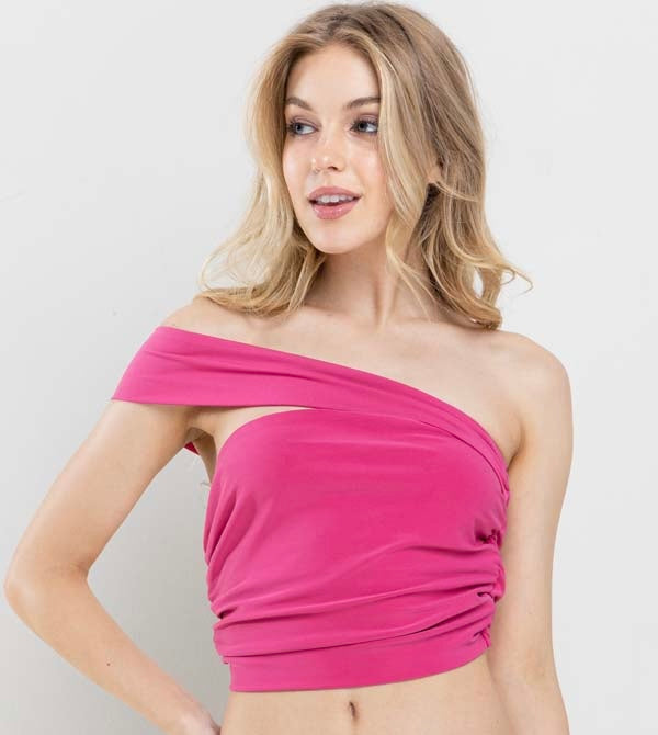 Fuchsia Rose Top