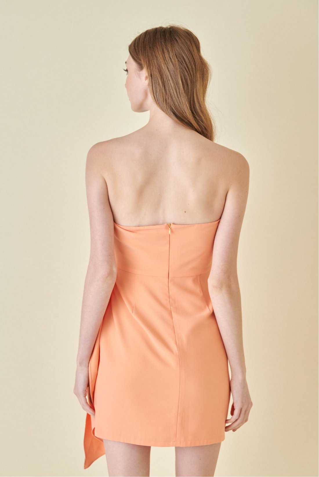 Drape Strapless Dress