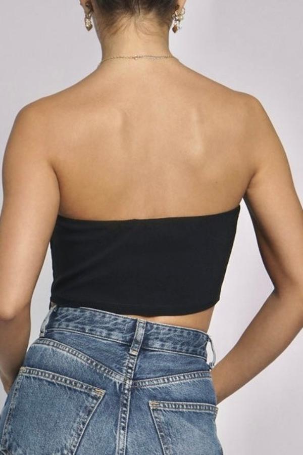 Bows Strapless Top