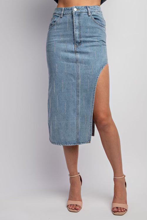 Trendsetter Denim Skirt