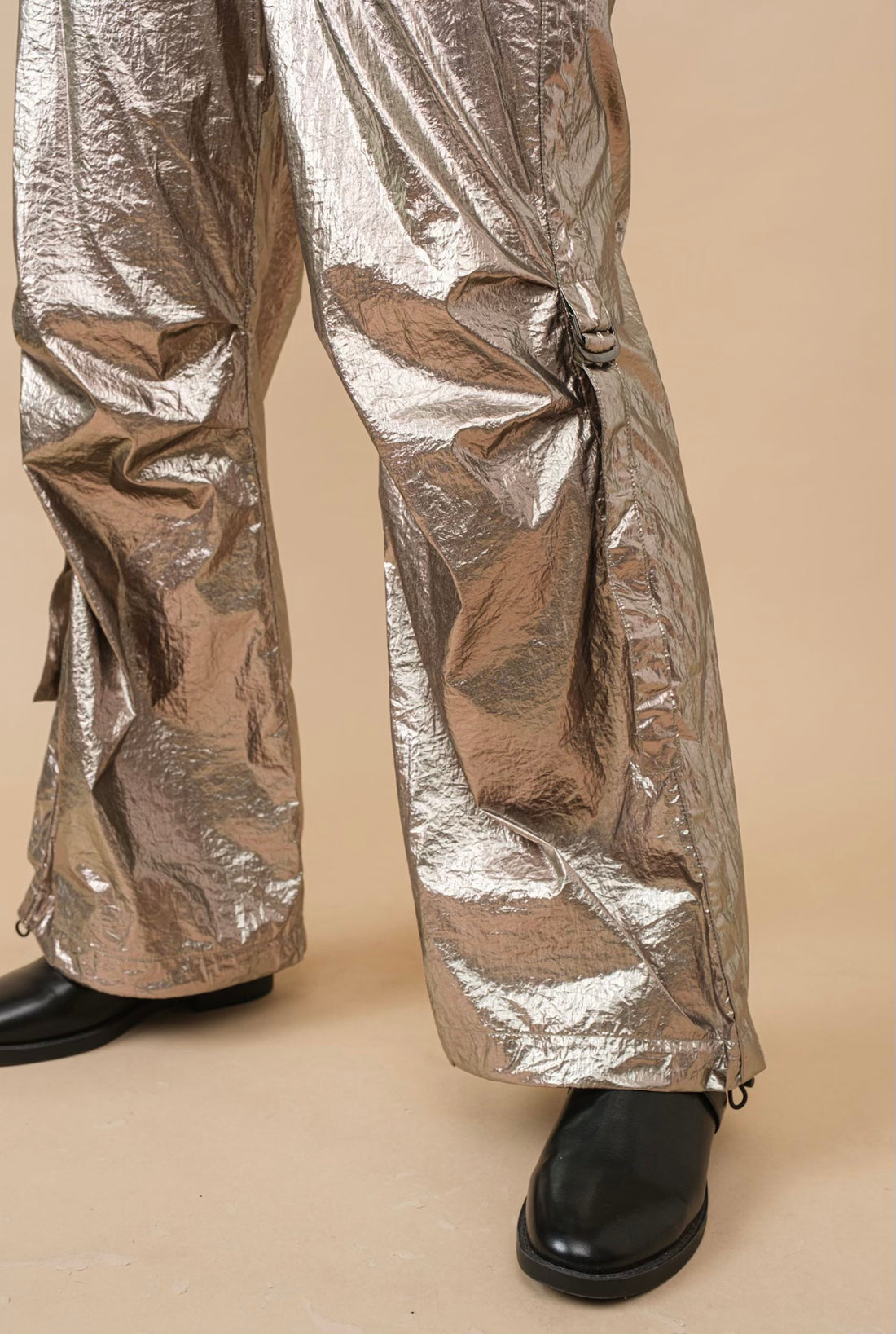 Metallic Cargo Pant